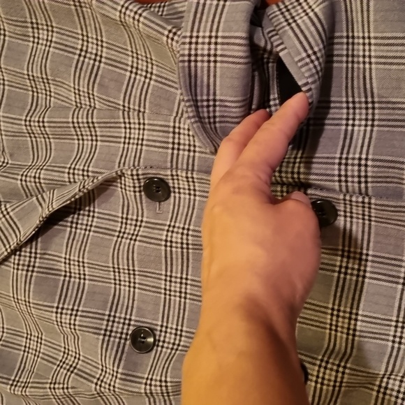 Treasure & Bond Plaid Blazer Gray Size Medium - Picture 11 of 16